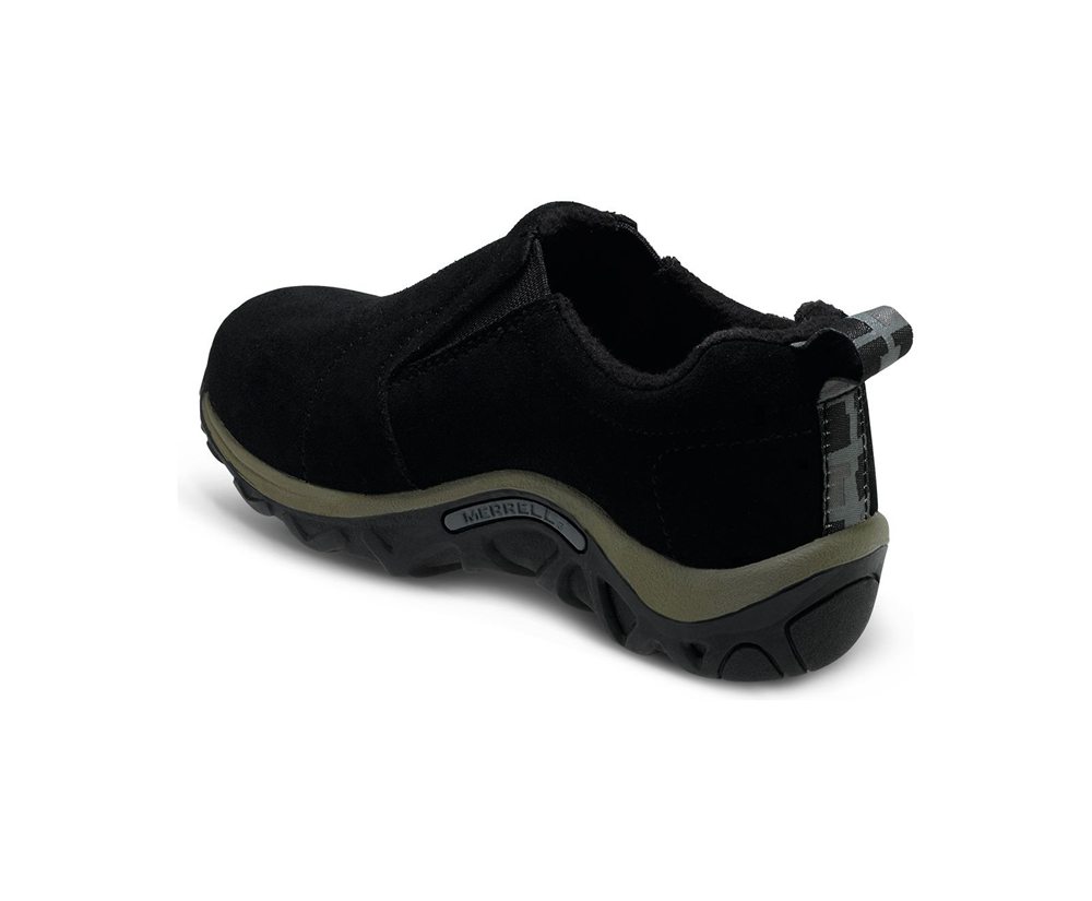 Merrell Slip Ons Black - Jungle Moc Frosty Waterproof - Kids 14OVHXUZY